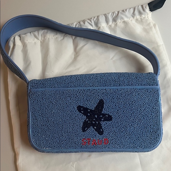 STAUD Sardine Tommy Beaded Bag